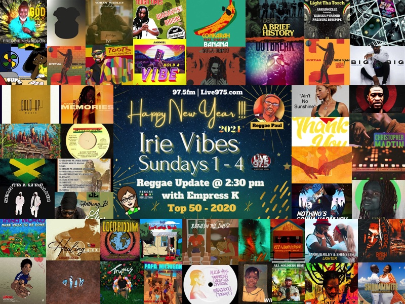 Hear our top 50 Reggae Update 2020 Playlist - Reggae Reflection